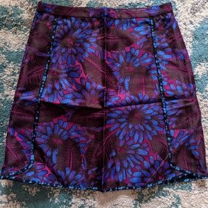 Purple JCrew Jacquard Mini Ski
